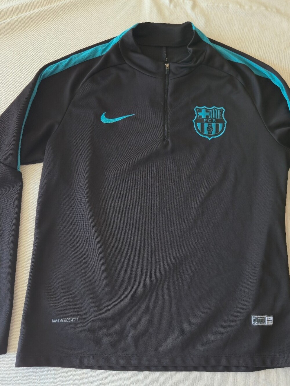 Nike FC Barcelona Aeroswift Long Sleeve Training Top Small